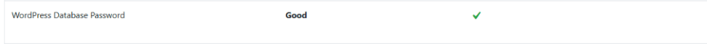 WordPress Database Password