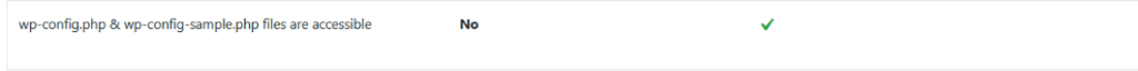 wp_config.php and wp-config-sample.php files are accessible