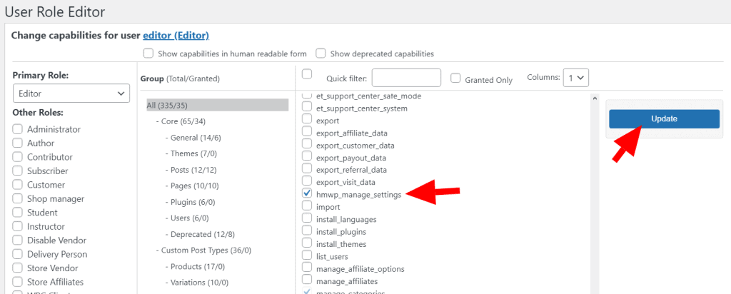 capability hmwp_manage_settings