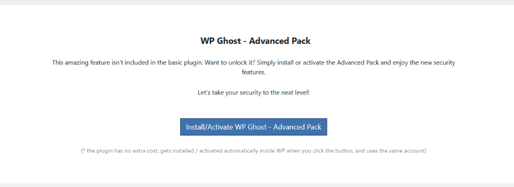 WP Ghost Advanced Pack