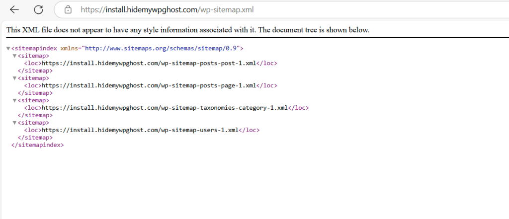 Sitemap XML without author