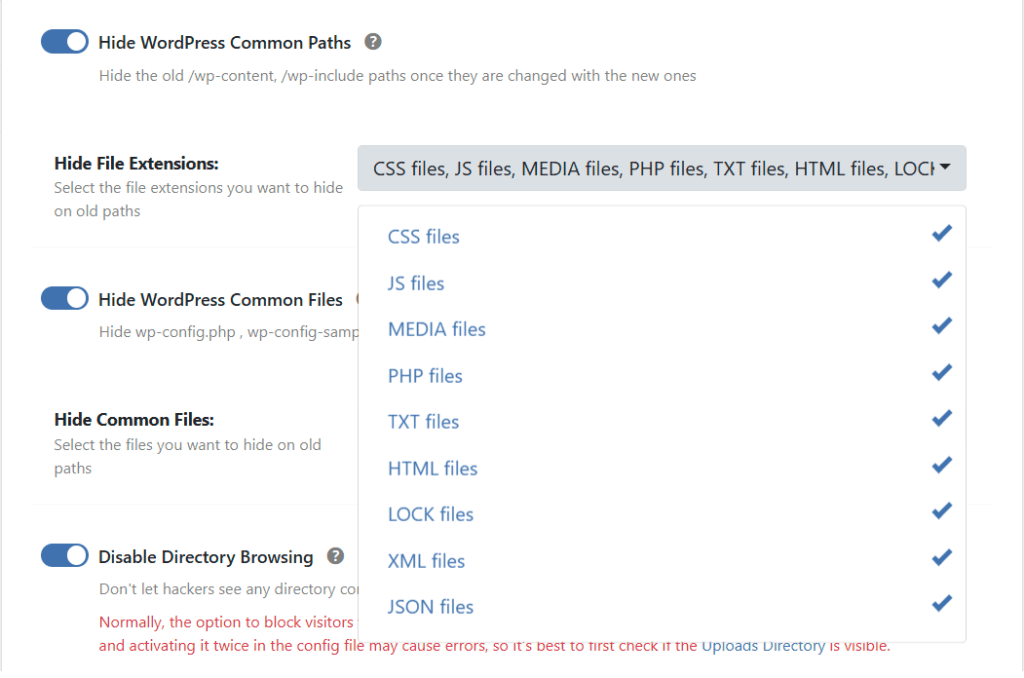 Hide WordPress Common Paths
