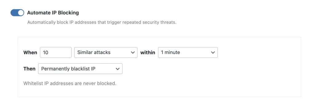 Automated IP Blocking