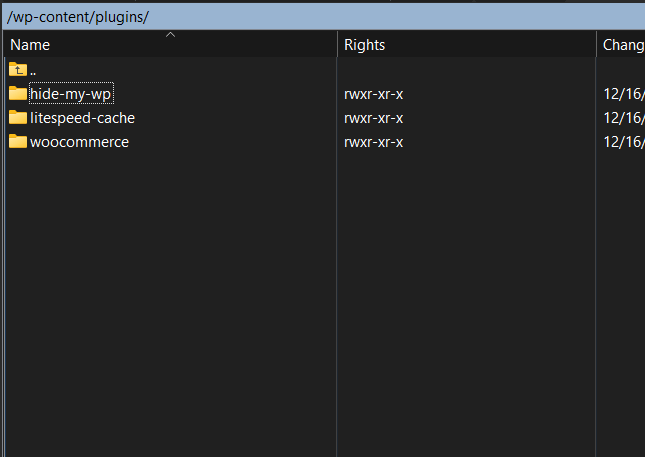 rename hide-my-wp directory