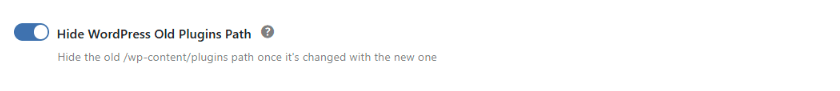 Hide WordPress Old Plugins Path