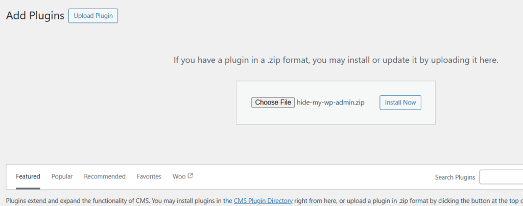 Install WP Ghost – Admin Mapping