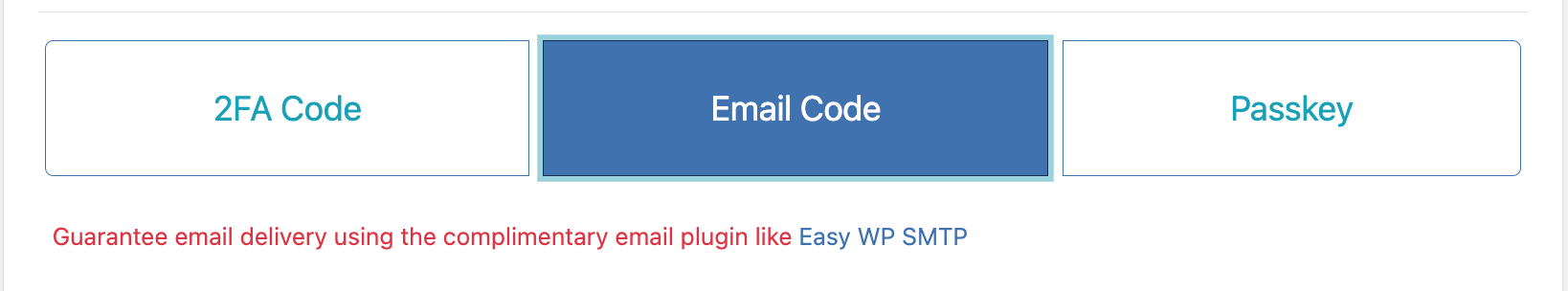 Activate 2FA Email Code