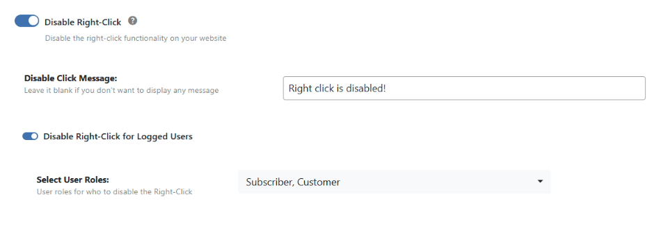 Disable Right-Click