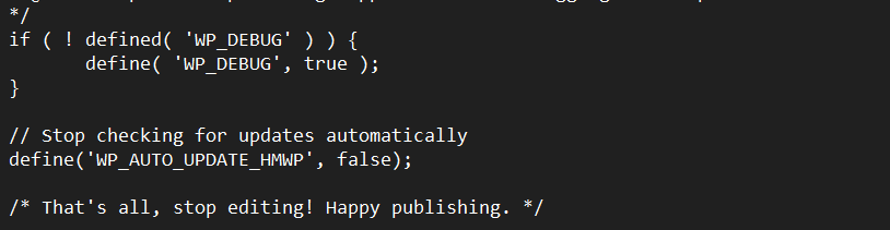Stop Checking For Updates