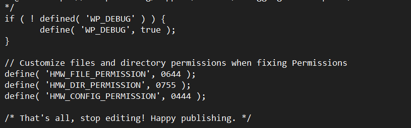 Customize File and Directory Permissions